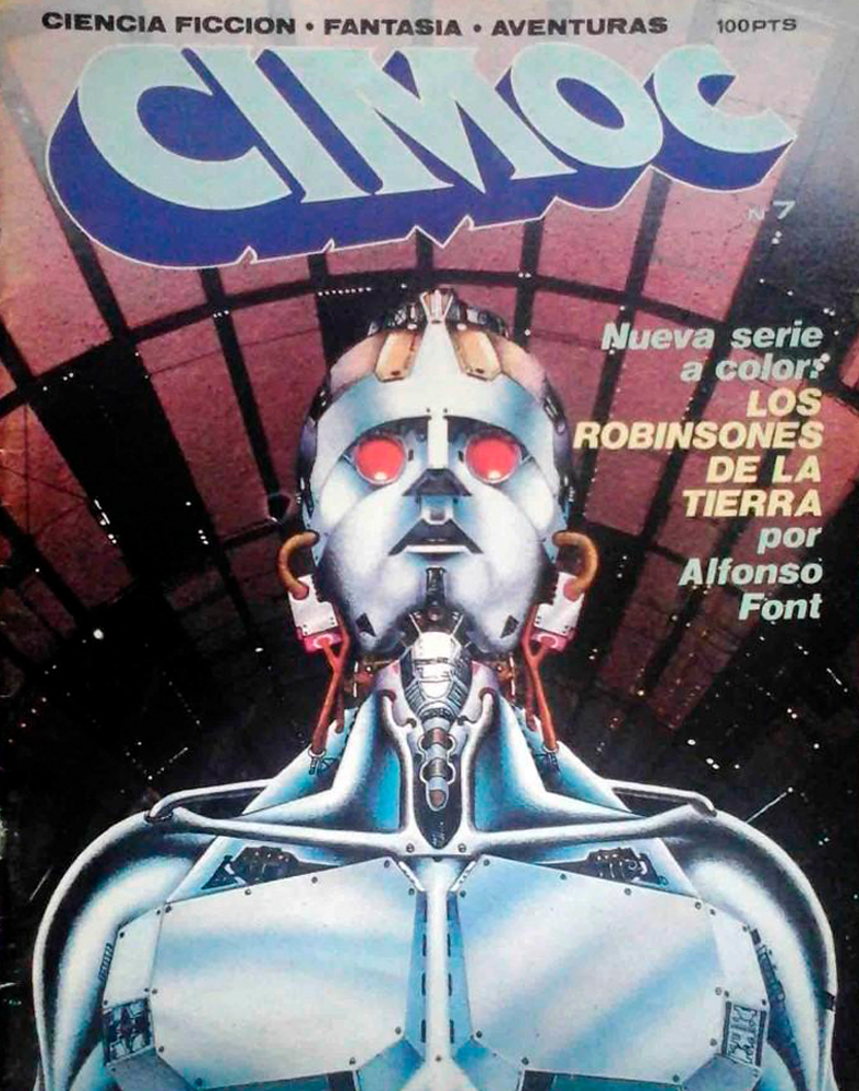Portada revista CIMOC 7, 1979, con Alfonso Font