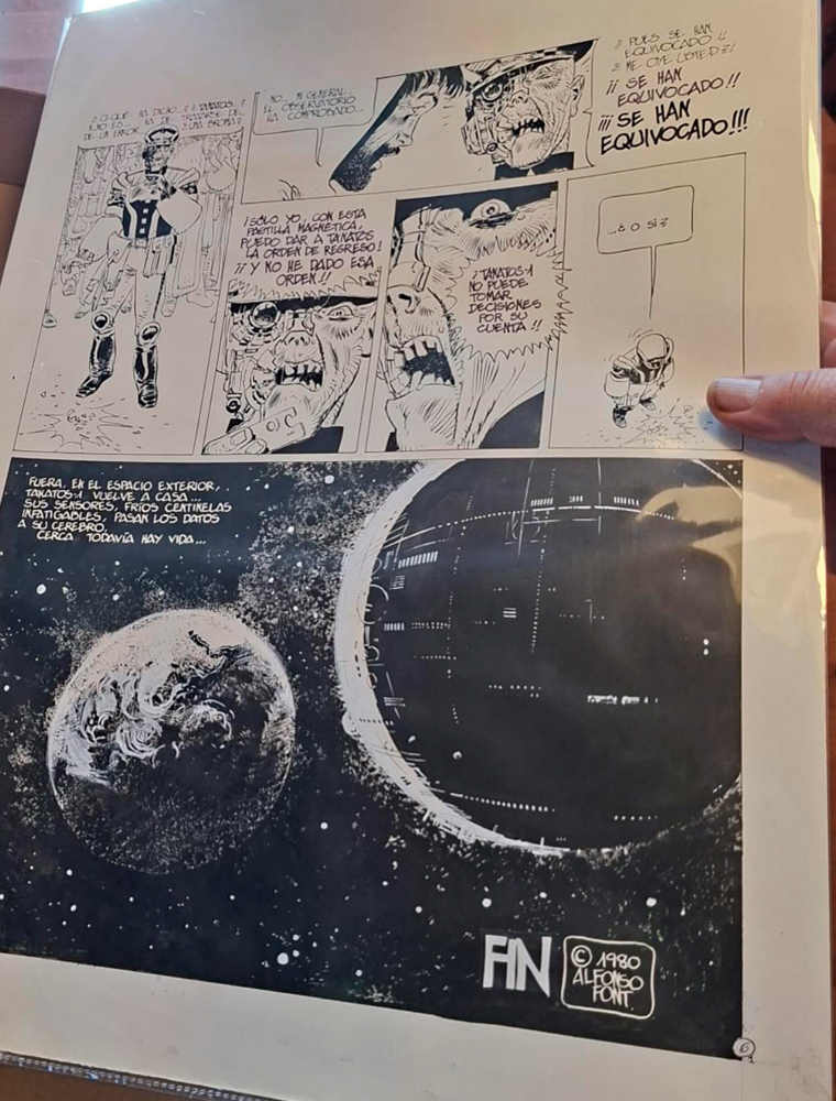 Arte original de Alfonso Font enviado